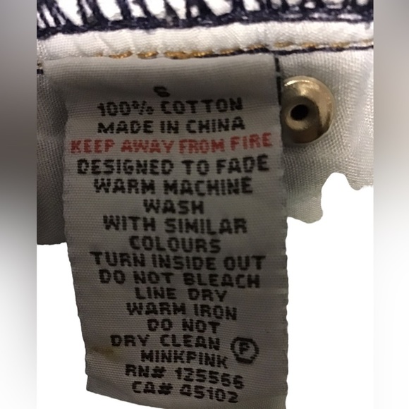 MINKPINK distressed 100% cotton denim shortie Size Small. - Picture 12 of 12